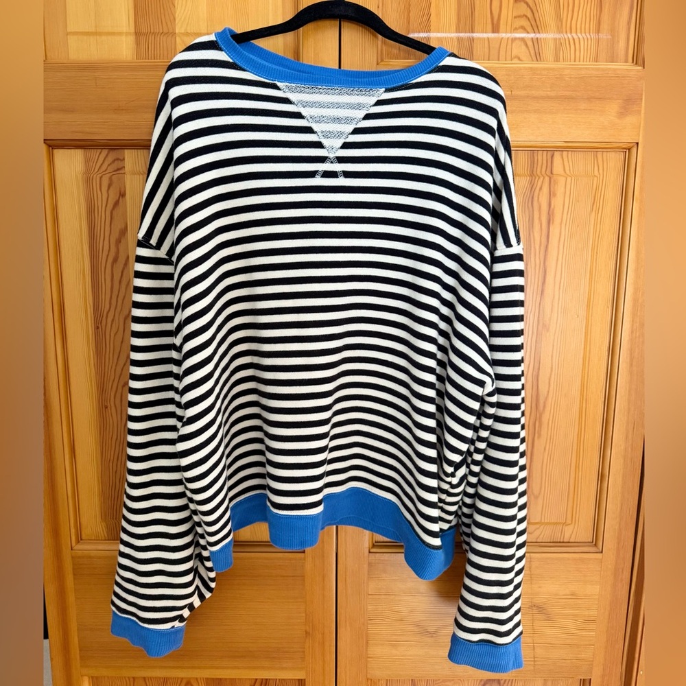 Free People We The Free Striped Crewneck